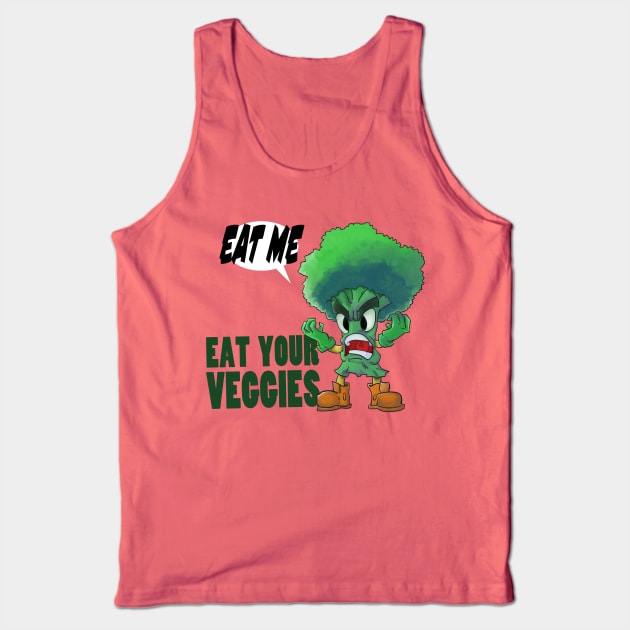 Eat your Broccoli Tank Top by PangitPancit